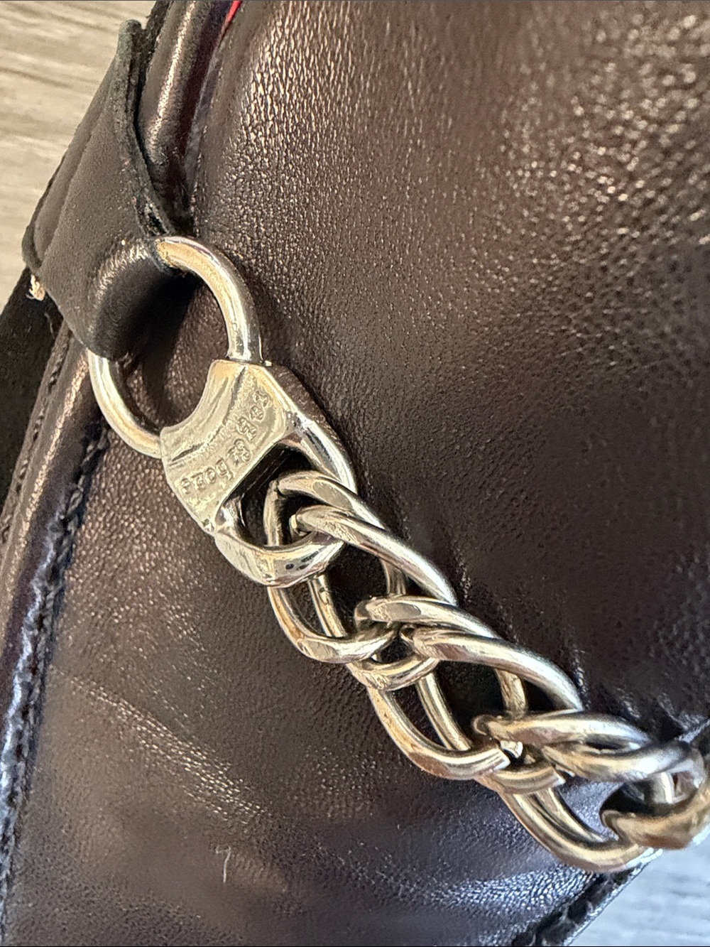 rag & bone Cooper Loafer Chain Flats Brown & Black EU 37 US 7 - Picture 10 of 10